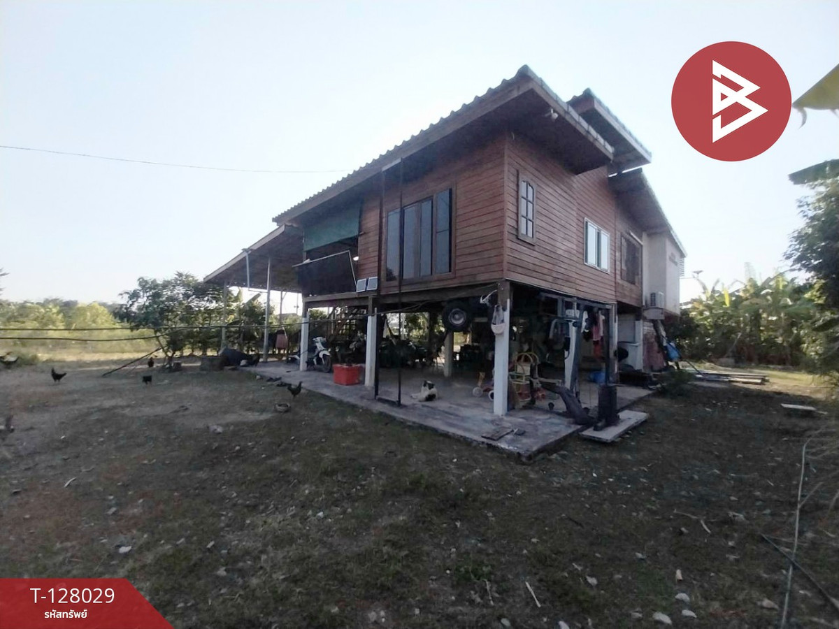 ขายด่วนบ้านสวนพร้อมที่ดิน เนื้อที่ 5 ไร่ บ้านโพธิ์แทน องค์รักษ์ นครนายก
