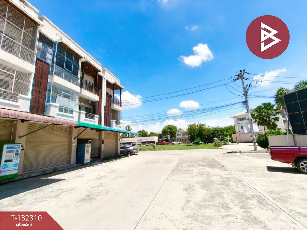 ขายอาคารพาณิชย์ 3 ชั้น 2 คูหา โครงการบ้านอิงสวน สุพรรณบุรี