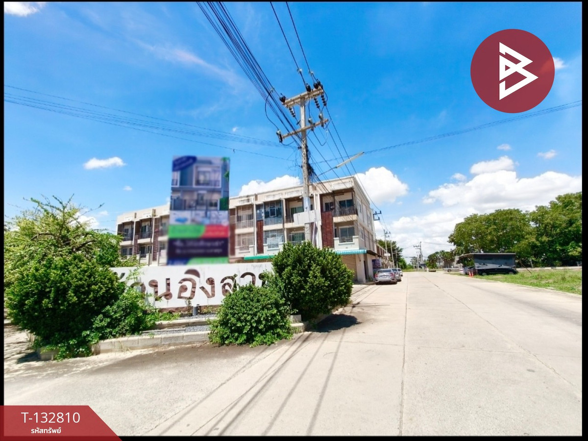 ขายอาคารพาณิชย์ 3 ชั้น 2 คูหา โครงการบ้านอิงสวน สุพรรณบุรี