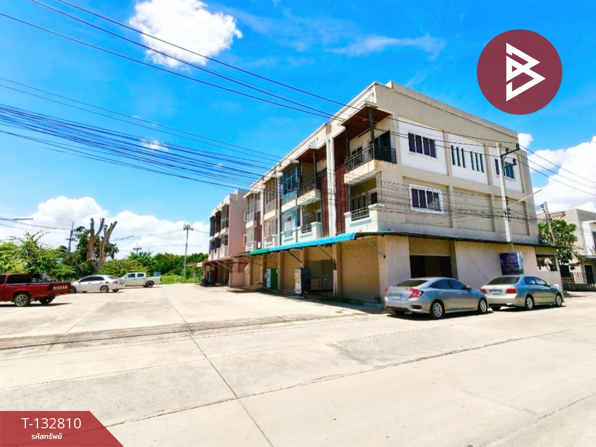 ขายอาคารพาณิชย์ 3 ชั้น 2 คูหา โครงการบ้านอิงสวน สุพรรณบุรี