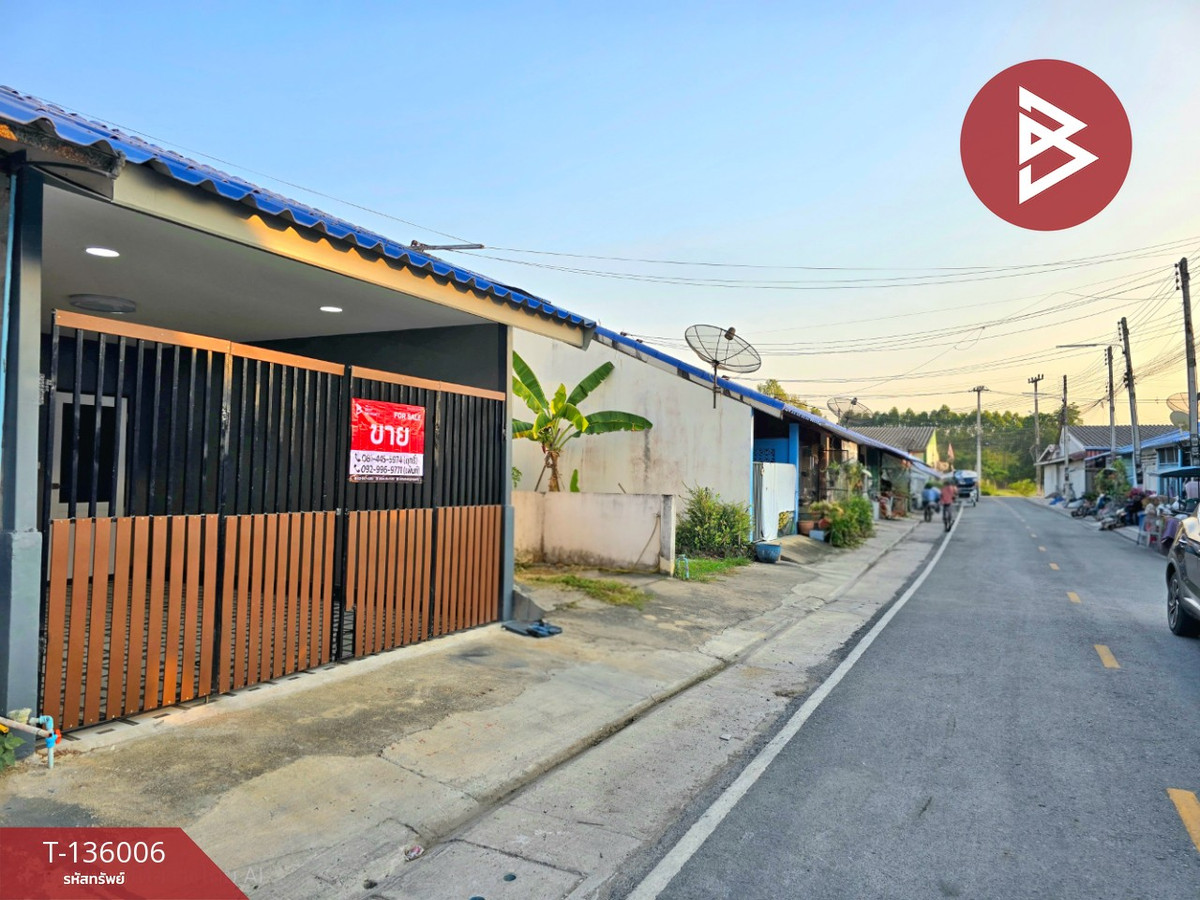 ขายด่วนทาวน์เฮ้าส์ชั้นเดียว เนื้อที่ 23.3 ตารางวา ต.สามควายเผือก นครปฐม