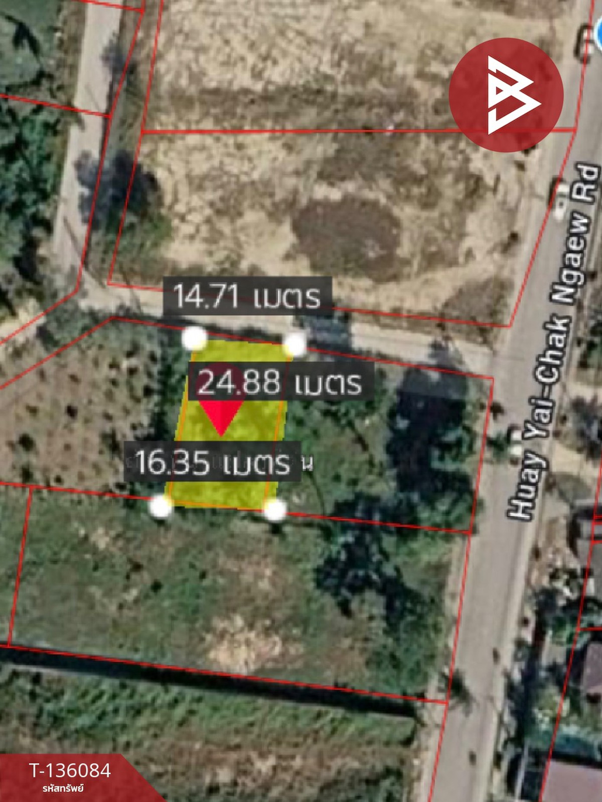 ขายที่ดิน เนื้อที่ 95.4 ตร.วา บางละมุง ชลบุรี