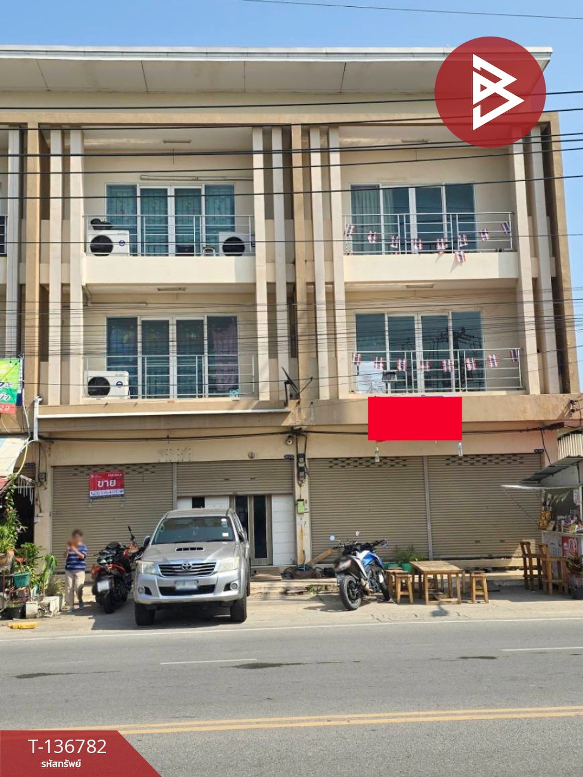 ขายอาคารพาณิชย์ 3 ชั้น เนื้อที่ 28.2 ตร.วา พันท้ายนรสิงห์ สมุทรสาคร