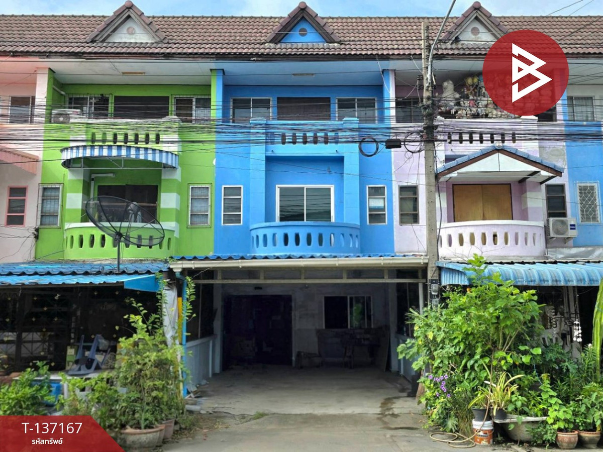 ขายทาวน์เฮ้าส์ หมู่บ้านเบญจวัลย์ เอกชัย สมุทรสาคร ต่อเติมพร้อมอยู่