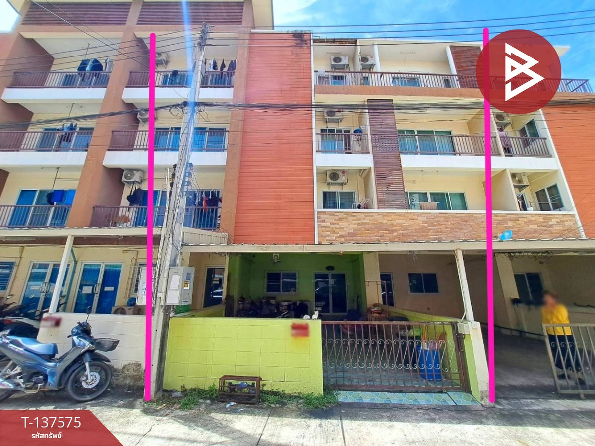 ขายอาคารพาณิชย์ 4 ชั้น เนื้อที่ 21.7 ตร.วา แสนสุข ชลบุรี