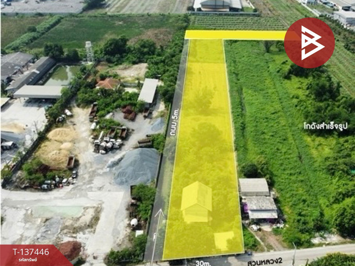 ขายที่ดิน เนื้อที่ 6 ไร่ 65.4 ตร.วา กระทุ่มแบน สมุทรสาคร