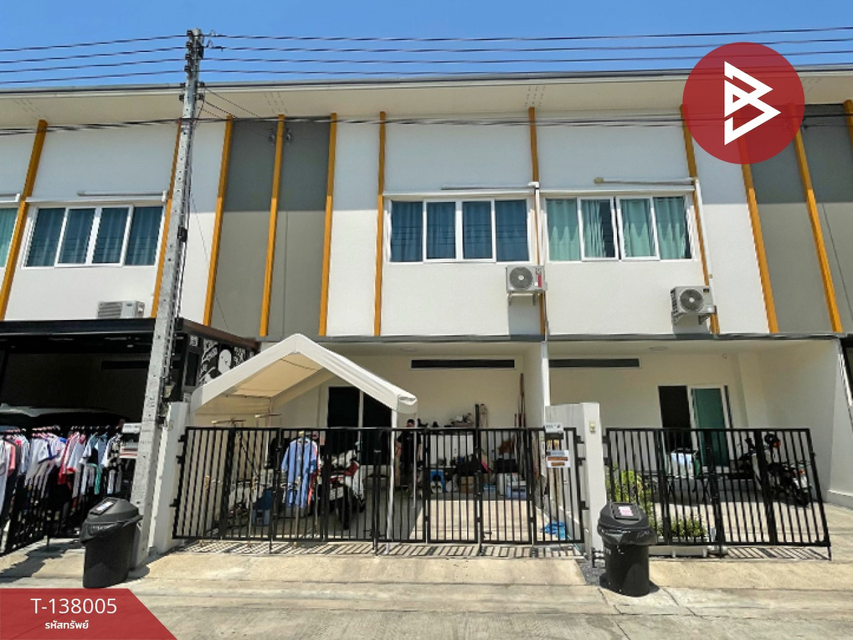 ขายทาวน์เฮ้าส์ 2 ชั้น เนื้อที่ 18.2 ตร.วา สามพราน นครปฐม