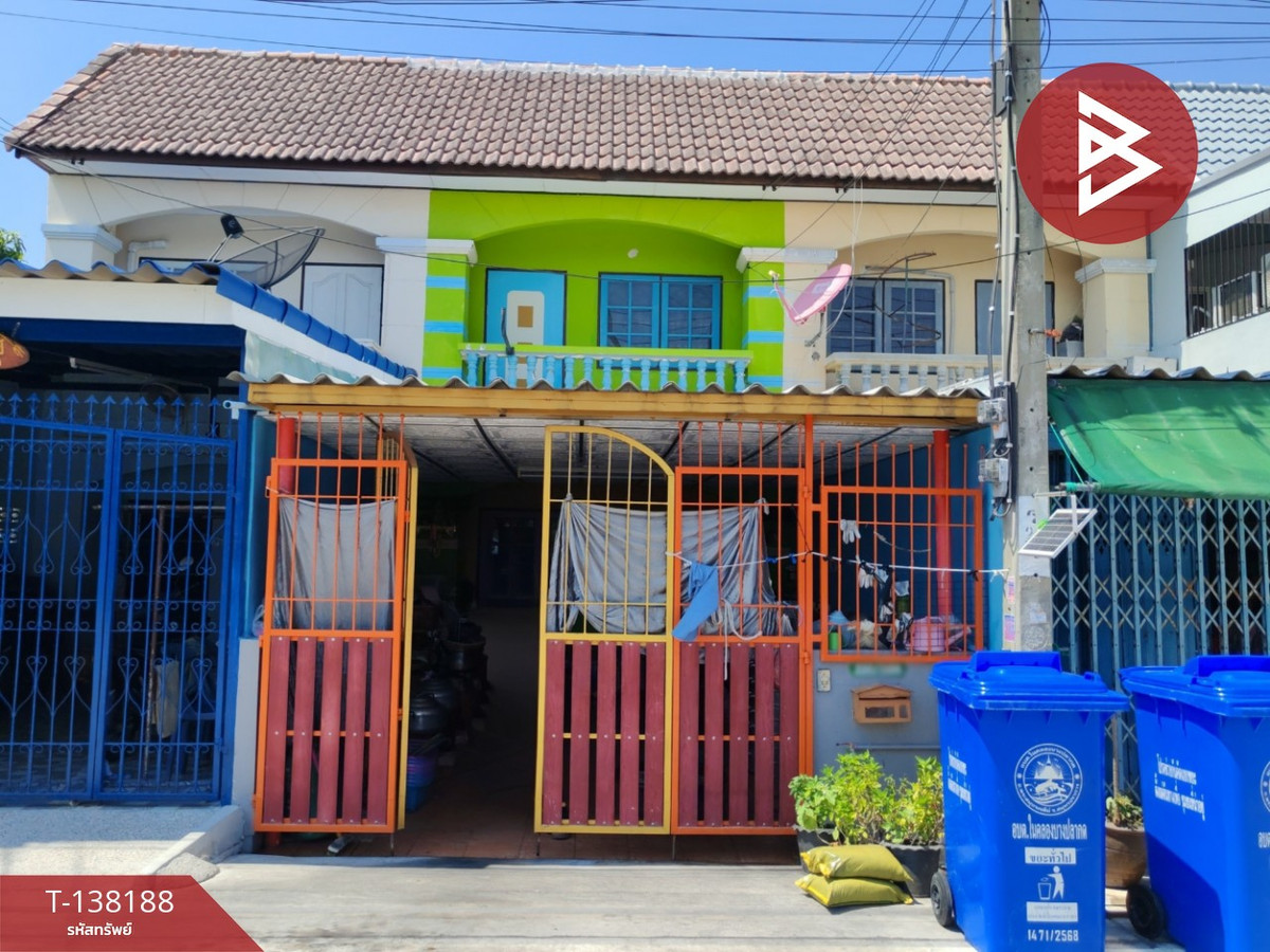 ขายทาวน์เฮ้าส์ หมู่บ้านภูมิใจนิเวศน์ 1 โครงการ 6 เฟส 2 สมุทรปราการ ต่อเติมพร้อมอยู่