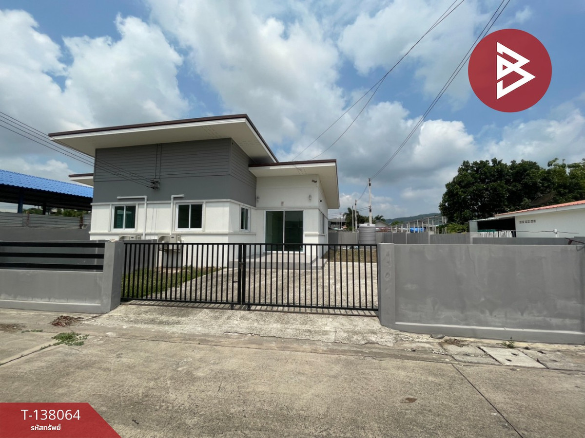 ขายบ้านเดี่ยวชั้นเดียว เนื้อที่เริ่มต้น 39 ตร.วา ห้วยโป่ง ระยอง