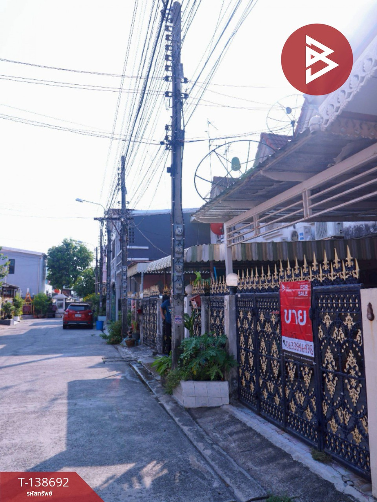 ขายทาวน์เฮ้าส์ หมู่บ้านทรัพย์หิรัญ สุขุมวิท สมุทรปราการ