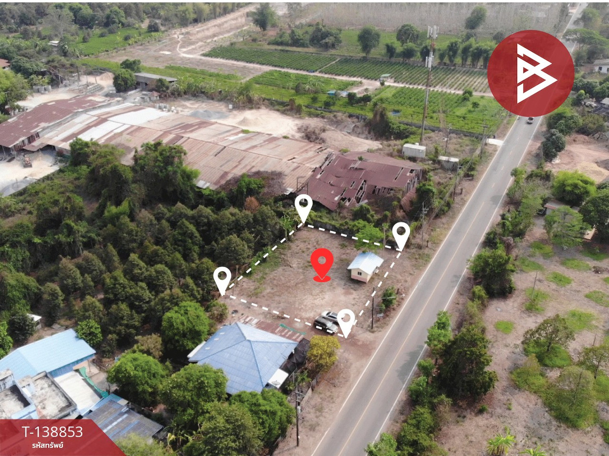 ขายที่ดินแปลงสวย เนื้อที่ 225 ตารางวา สามแยกหนองชะอม โคกไม้ลาย ปราจีนบุรี