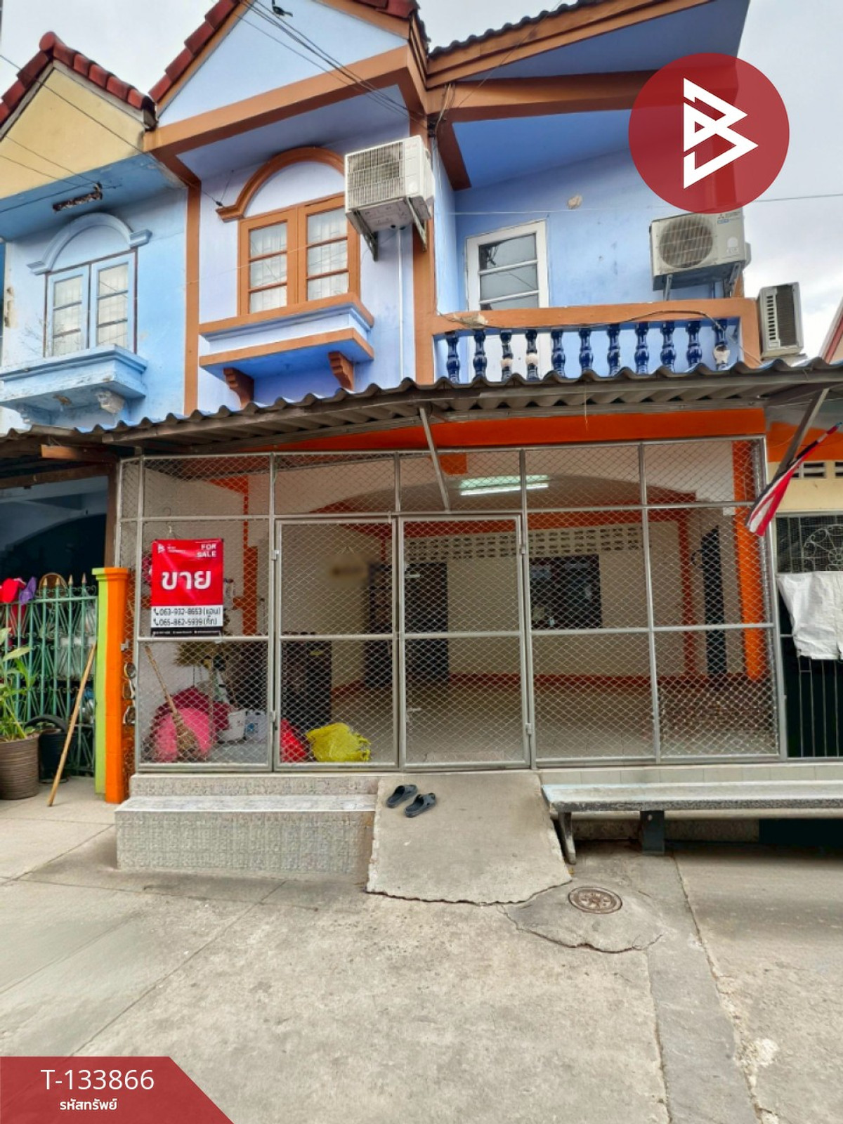 ขายทาวน์เฮ้าส์ 2 ชั้นหลังมุม หมู่บ้านฉัตรทอง-ท่าทราย สมุทรสาคร