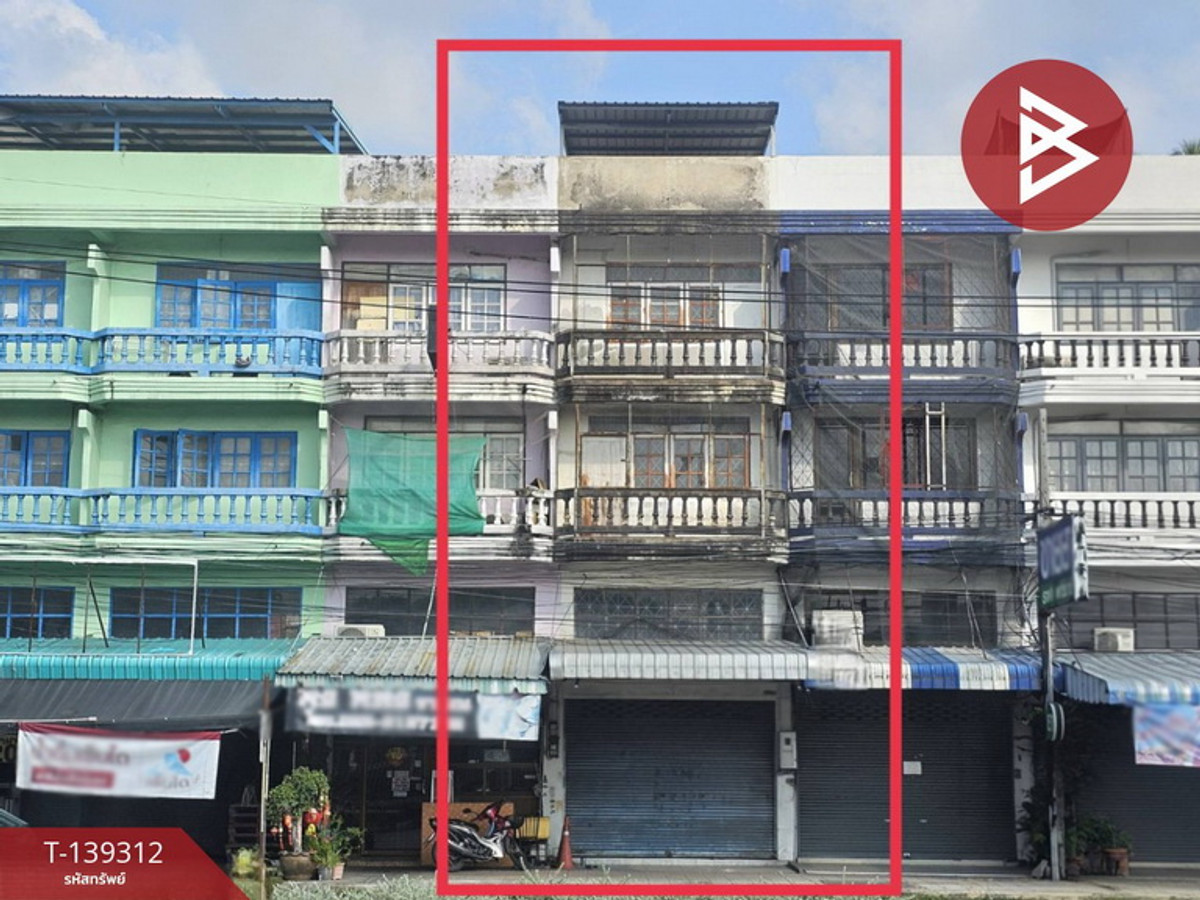 ขายอาคารพาณิชย์​ 3 ชั้น เนื้อที่ 20 ตร.วา บ้านสวน ติดถนนพระยาสัจจา ชลบุรี