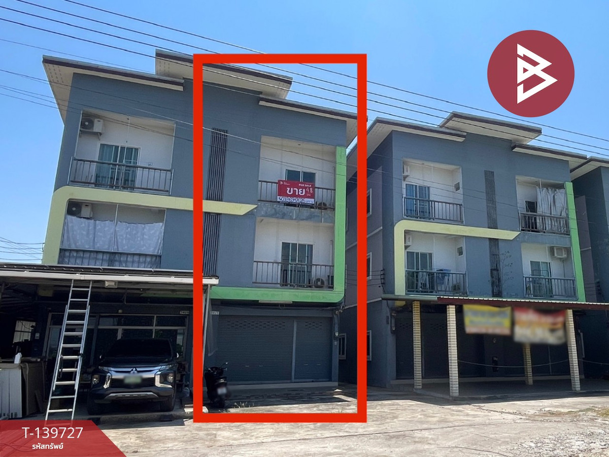 ขายอาคารพานิชย์ 3 ชั้น เนื้อที่ 51.8 ตร.วา ท่าโพธิ์ พิษณุโลก ถนนคลองชลประทาน