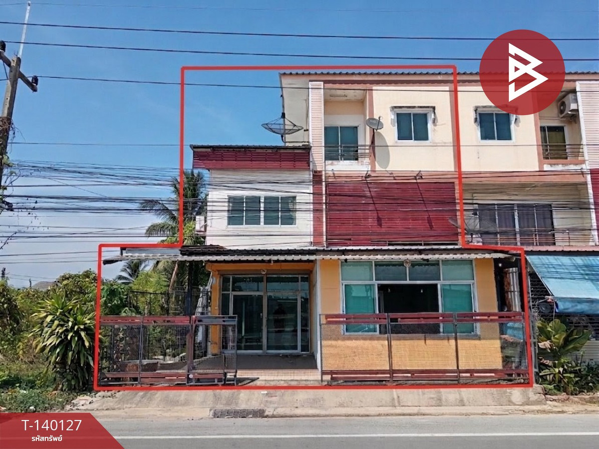 ขายอาคารพาณิชย์ 3 ชั้น หมู่บ้านเจริญสุข ต.คูบัว เมืองราชบุรี ทำเลดี