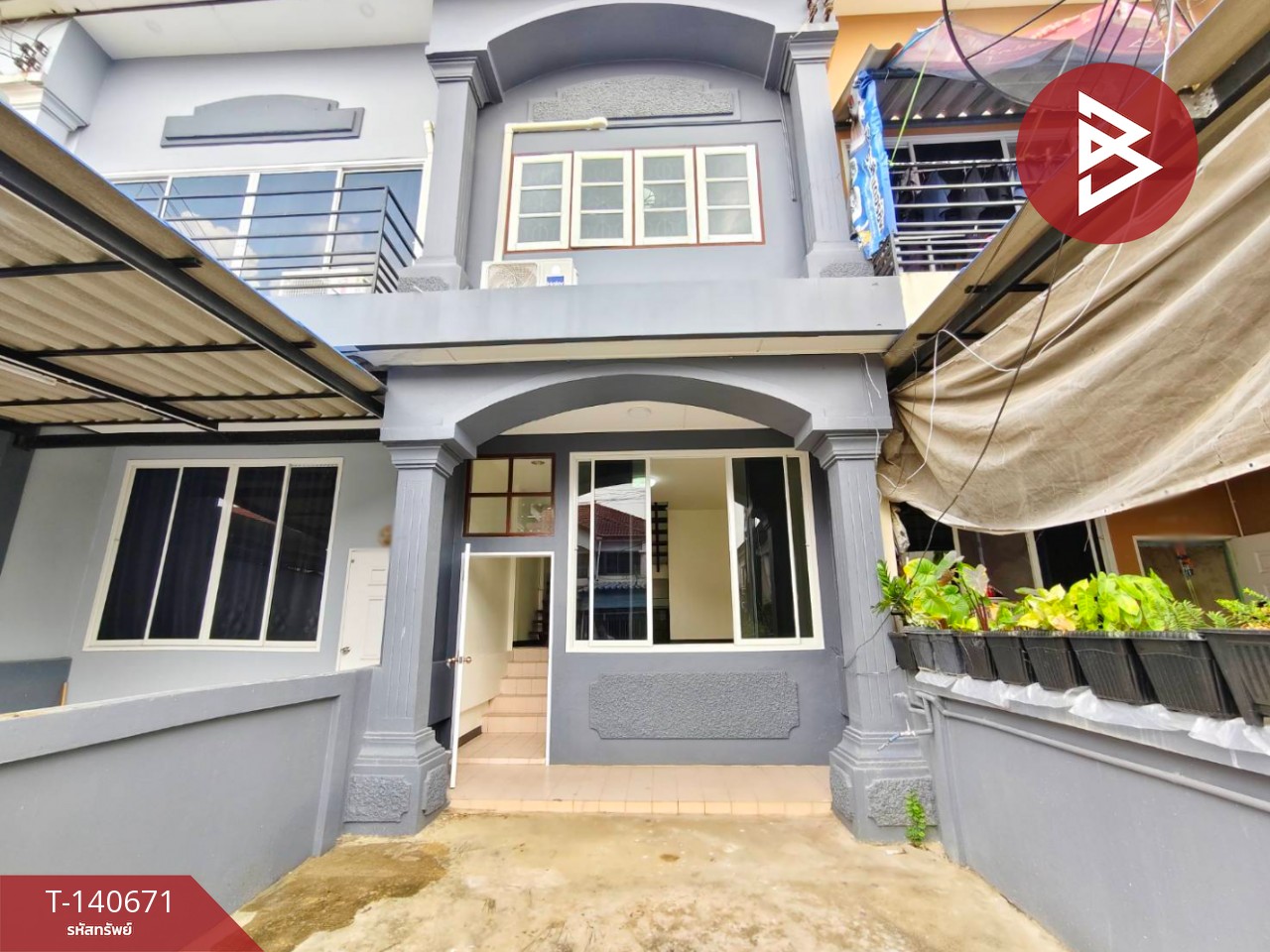 ขายทาวน์เฮ้าส์ หมู่บ้านธารทิพย์ ราชบุรี  ใกล้โรงงานราชาชูรส บ้านโป่ง