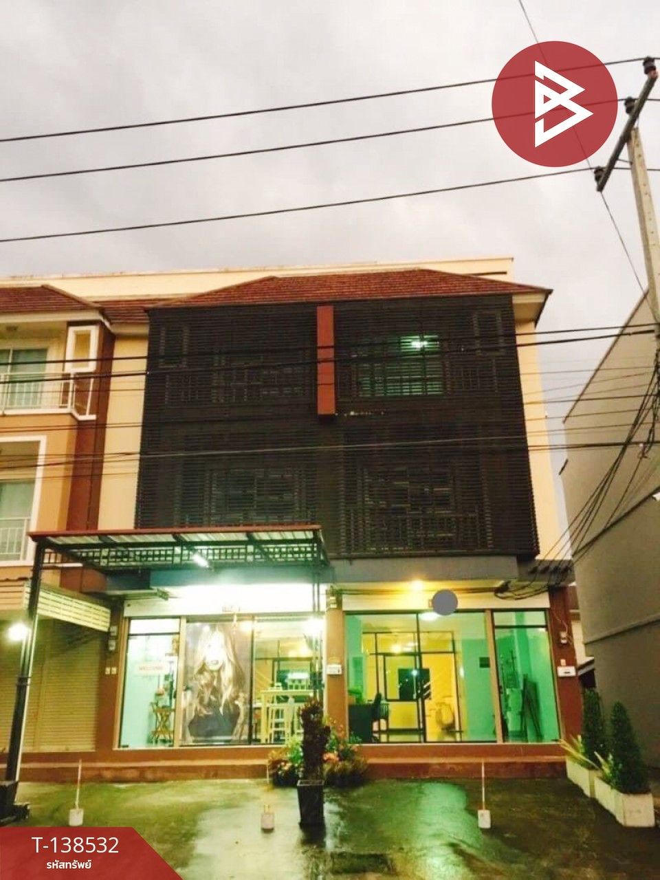 ขายอาคารพาณิชย์ หมู่บ้านมณีรินทร์ เพลส2 ศรีราชา (Maneerin Place2 Sriracha) ชลบุรี