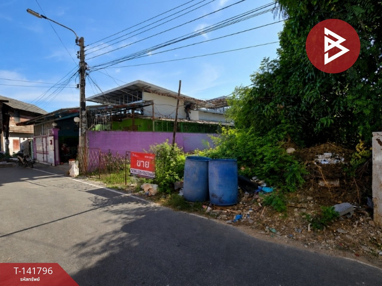 ขายที่ดิน ซ.เทศบาลบางปู43 เนื้อที่ 51 ตร.วา ท้ายบ้าน สมุทรปราการ