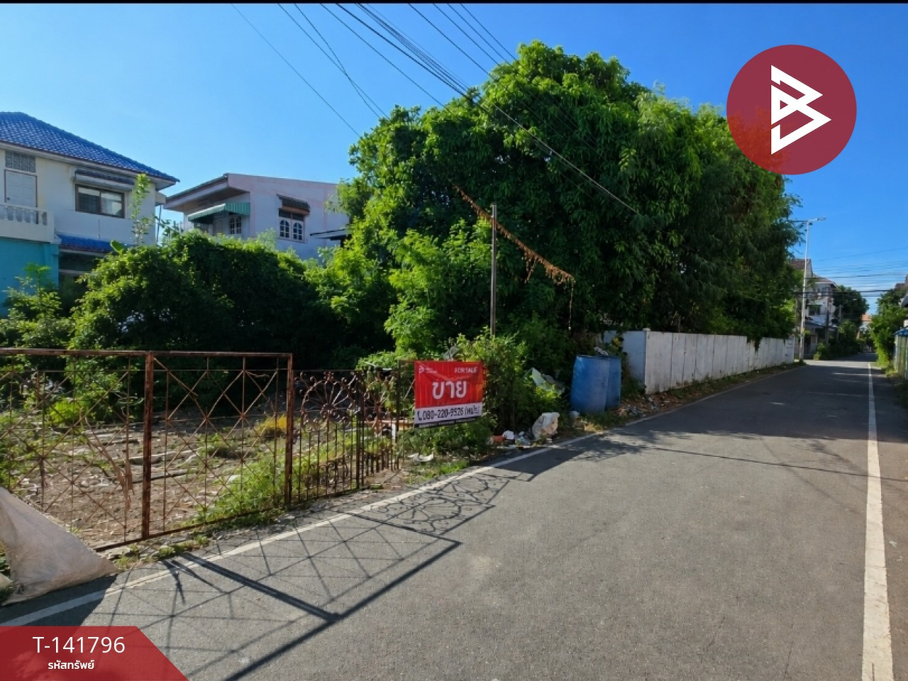 ขายที่ดิน ซ.เทศบาลบางปู43 เนื้อที่ 51 ตร.วา ท้ายบ้าน สมุทรปราการ