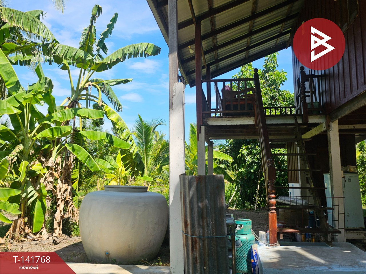 ขายบ้านเดี่ยวพร้อมที่ดิน เนื้อที่ 2 งาน 43 ตร.วา อัมพวา สมุทรสงคราม