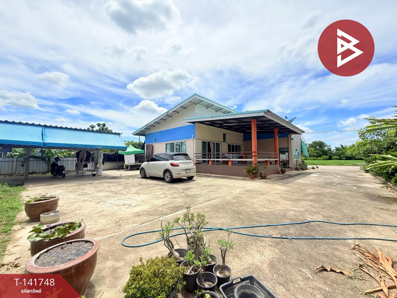 ขายบ้านเดี่ยวชั้นเดียว เนื้อที่ 3 งาน 24.5 ตร.วา โพธาราม ราชบุรี