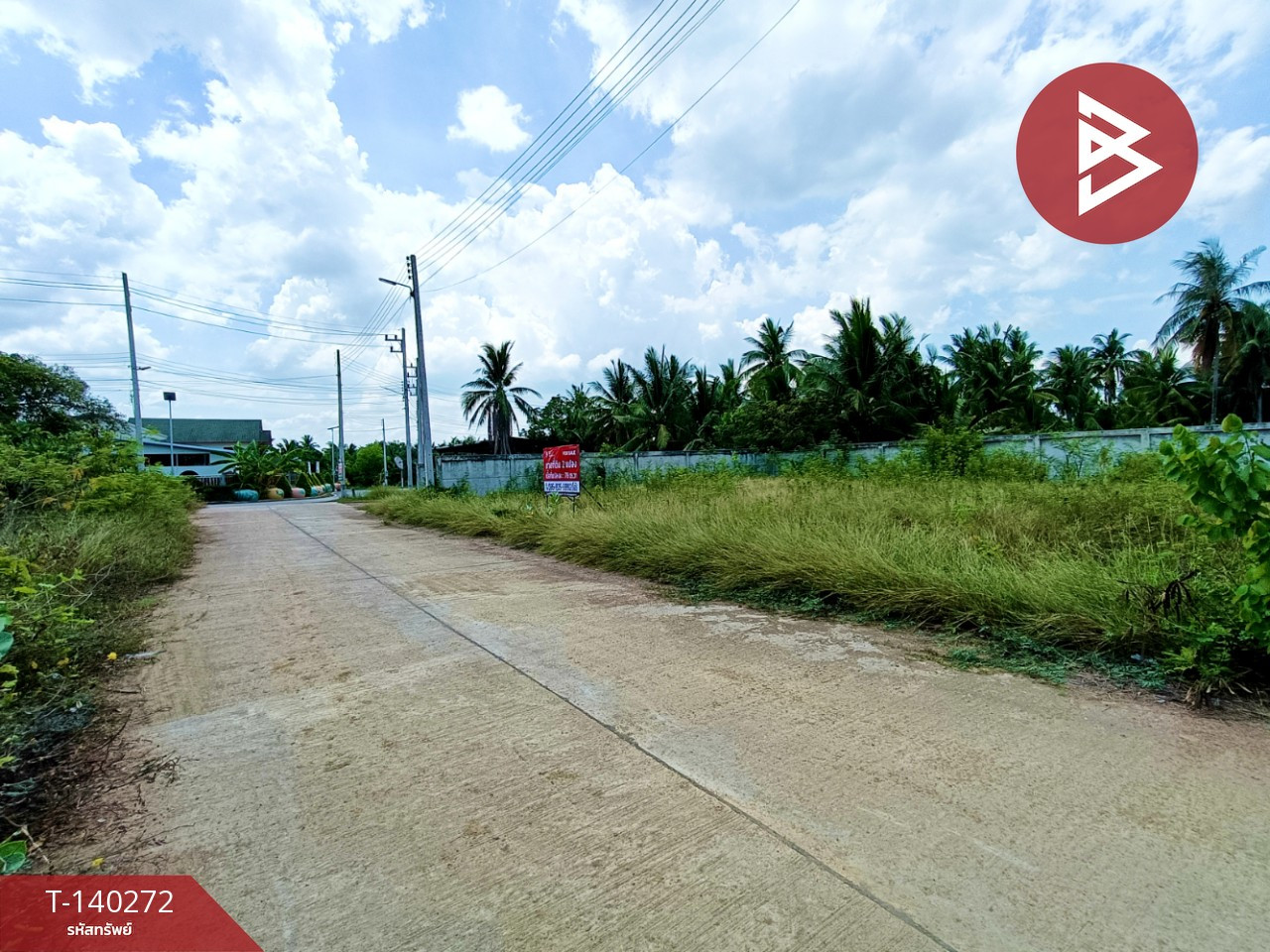 ขายที่ดิน เนื้อที่ 1 งาน 56 ตร.วา ลาดใหญ่ สมุทรสงคราม