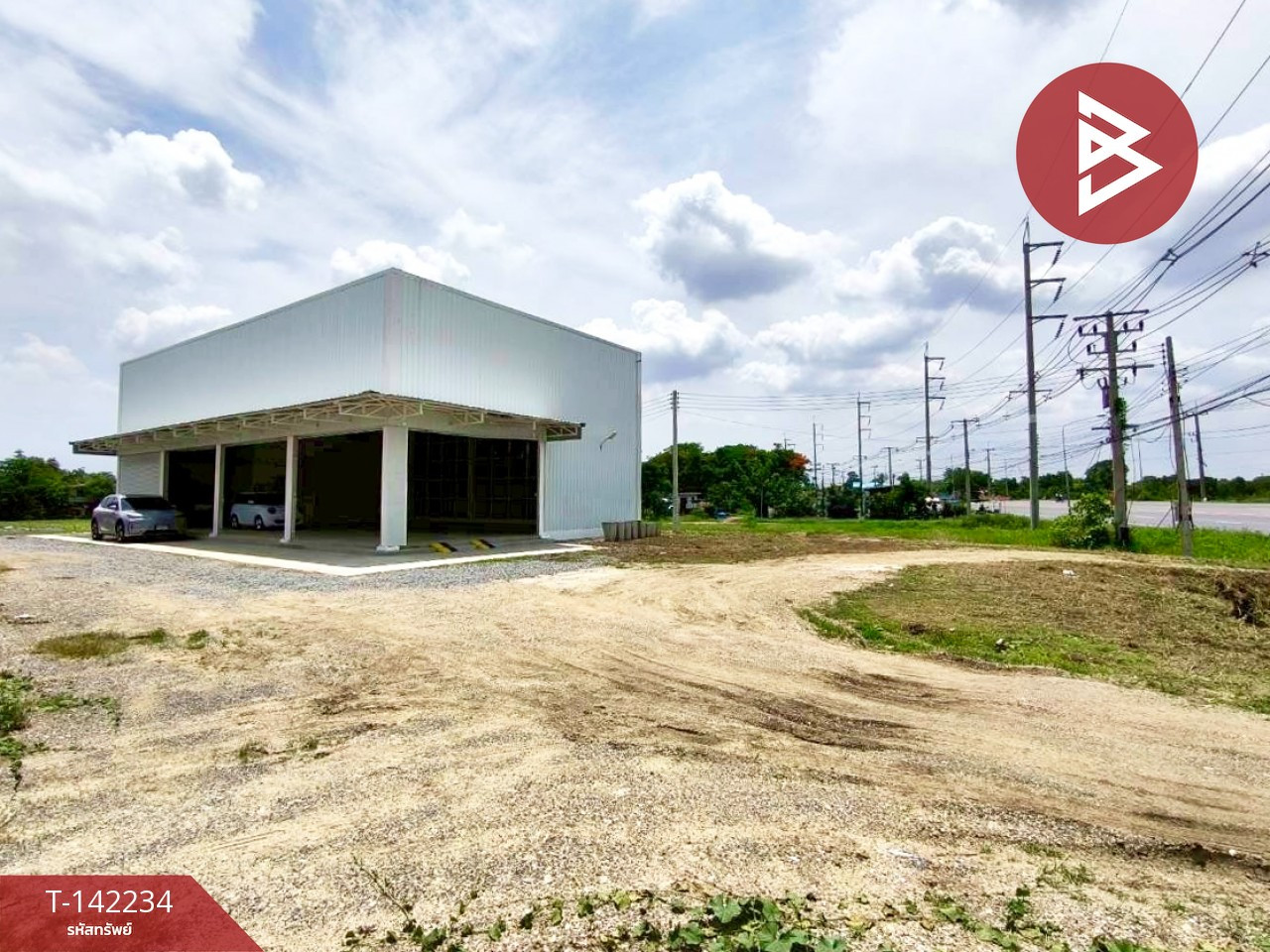 ขายโกดังพร้อมที่ดิน เนื้อที่ 2 งาน โคกสำโรง ลพบุรี