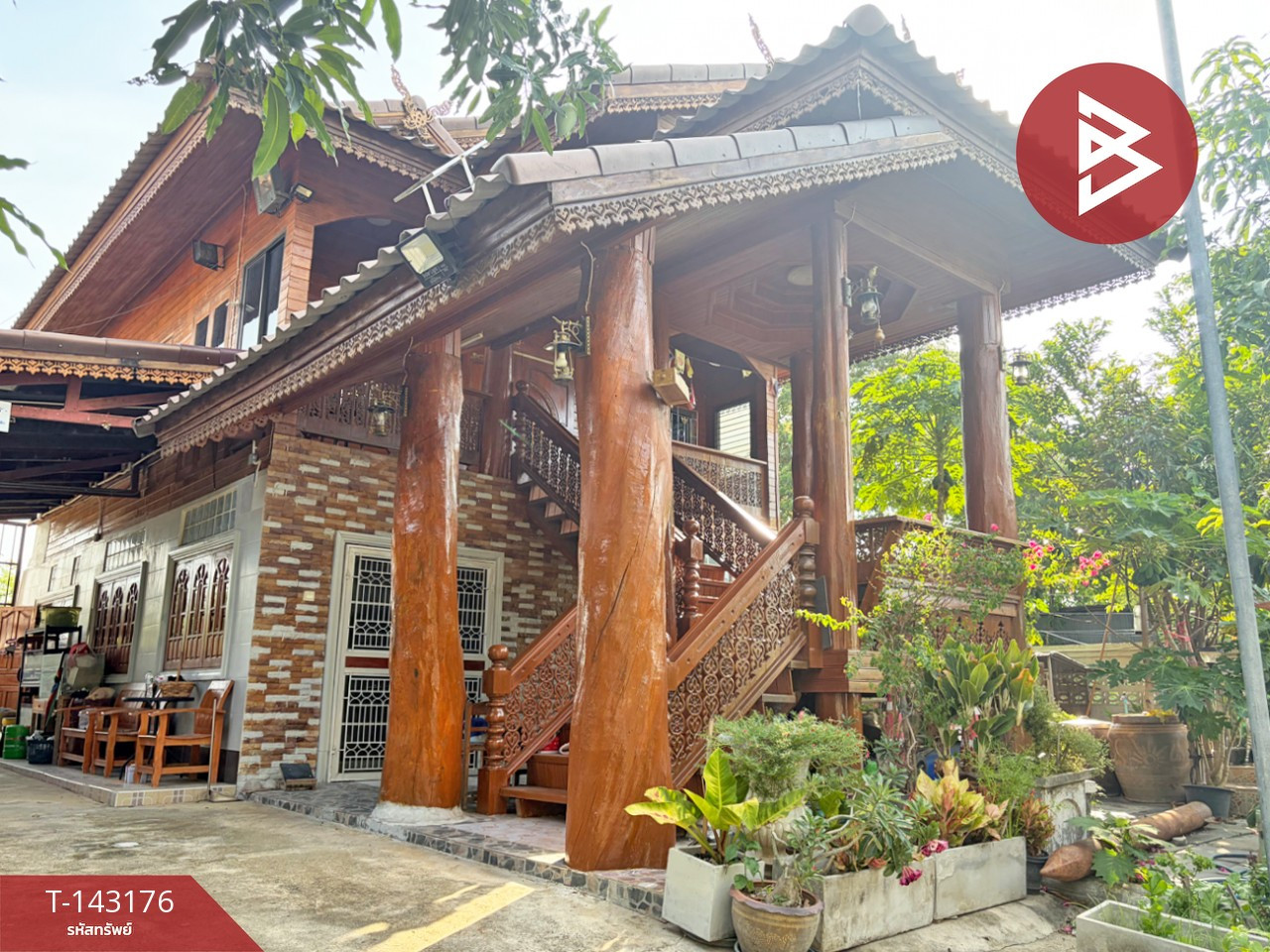 ขายบ้านเรือนไทย หมู่บ้านสิริฉัตร 4 ไทรน้อย นนทบุรี