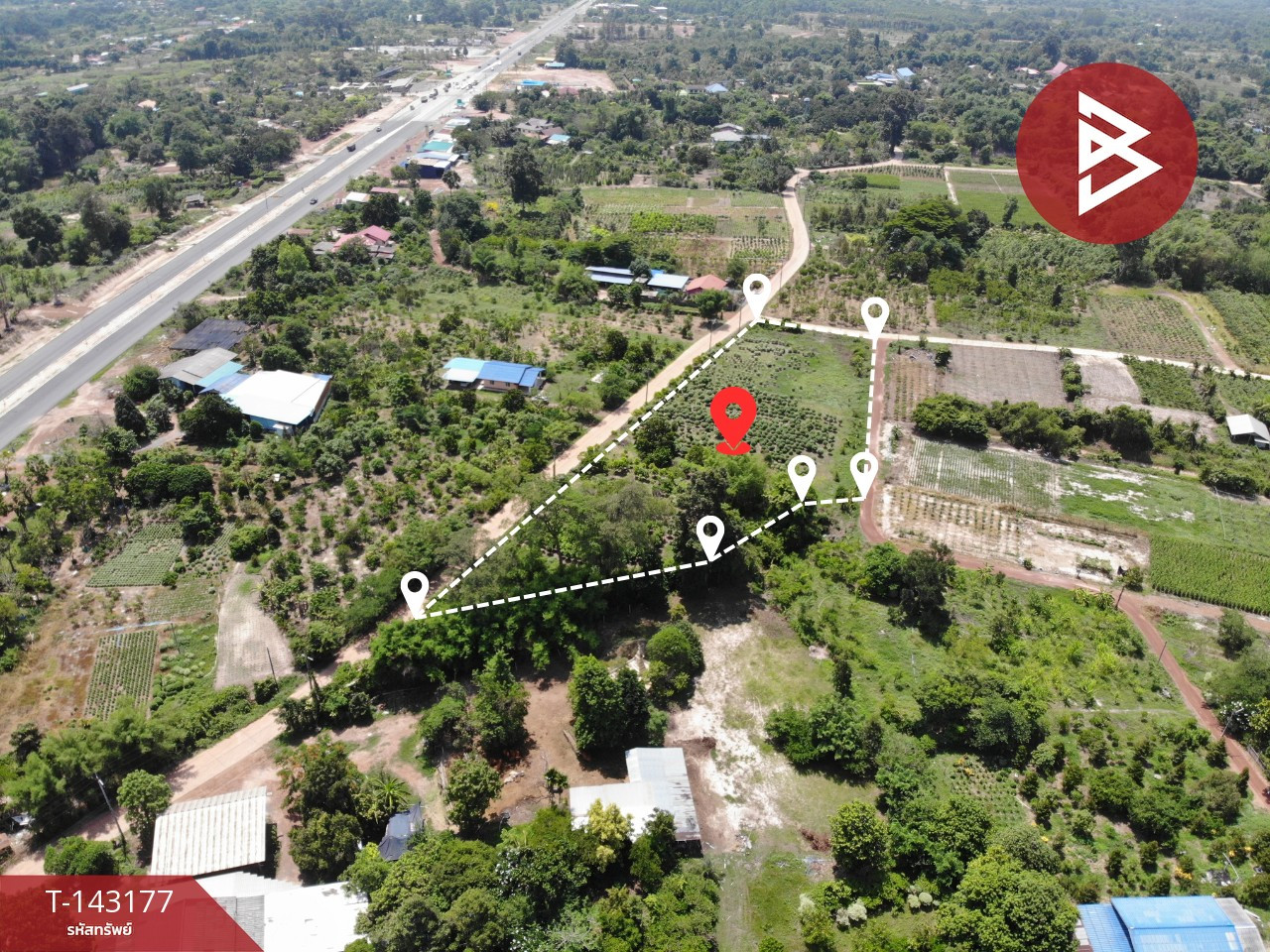 ขายที่ดิน เนื้อที่ 3 ไร่ 2 งาน 76.1 ตร.วา ดงขี้เหล็ก ปราจีนบุรี