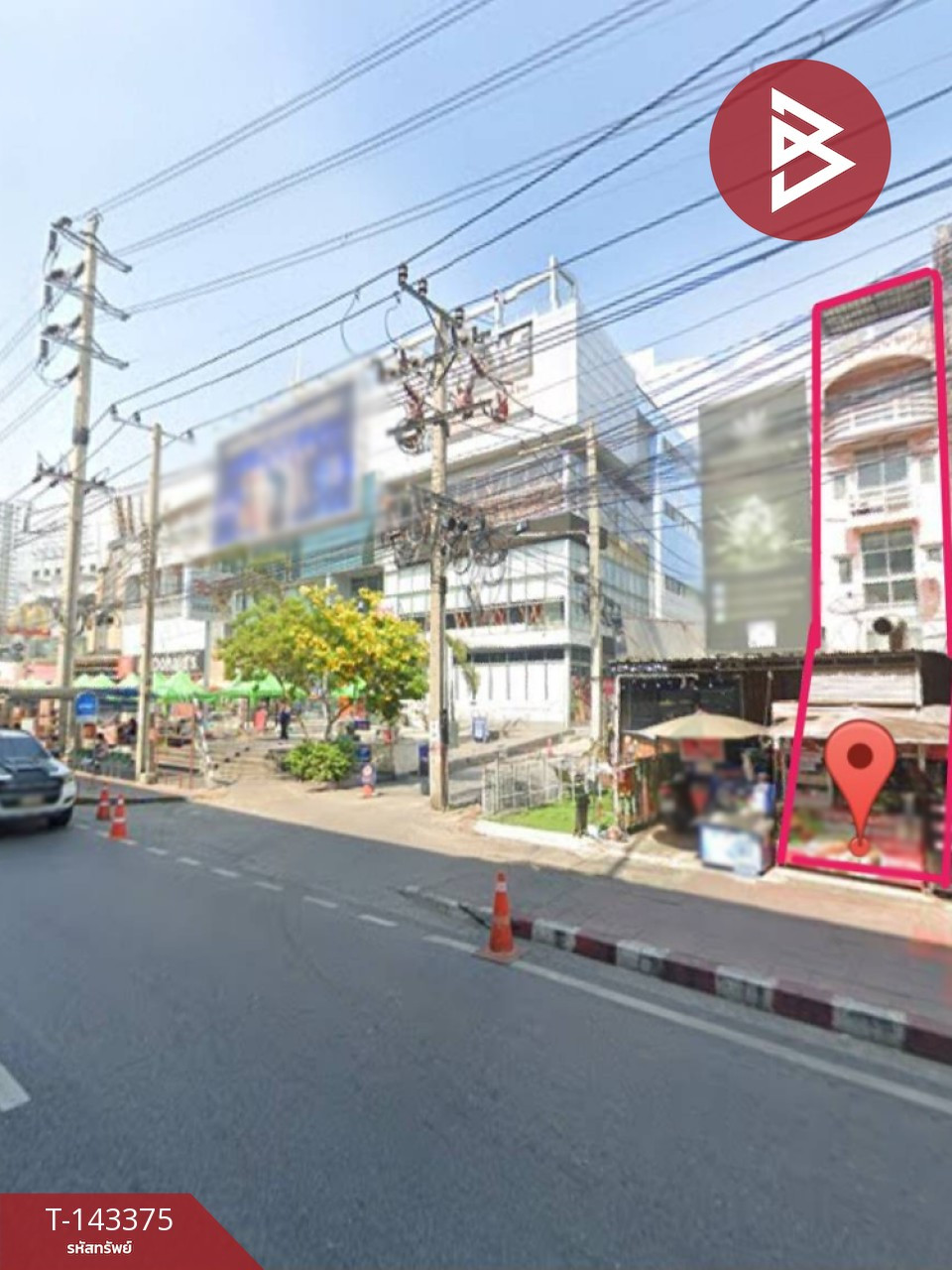 ขายอาคารพาณิชย์ 4 ชั้น เนื้อที่ 17 ตร.วา บางพลัด กรุงเทพมหานคร