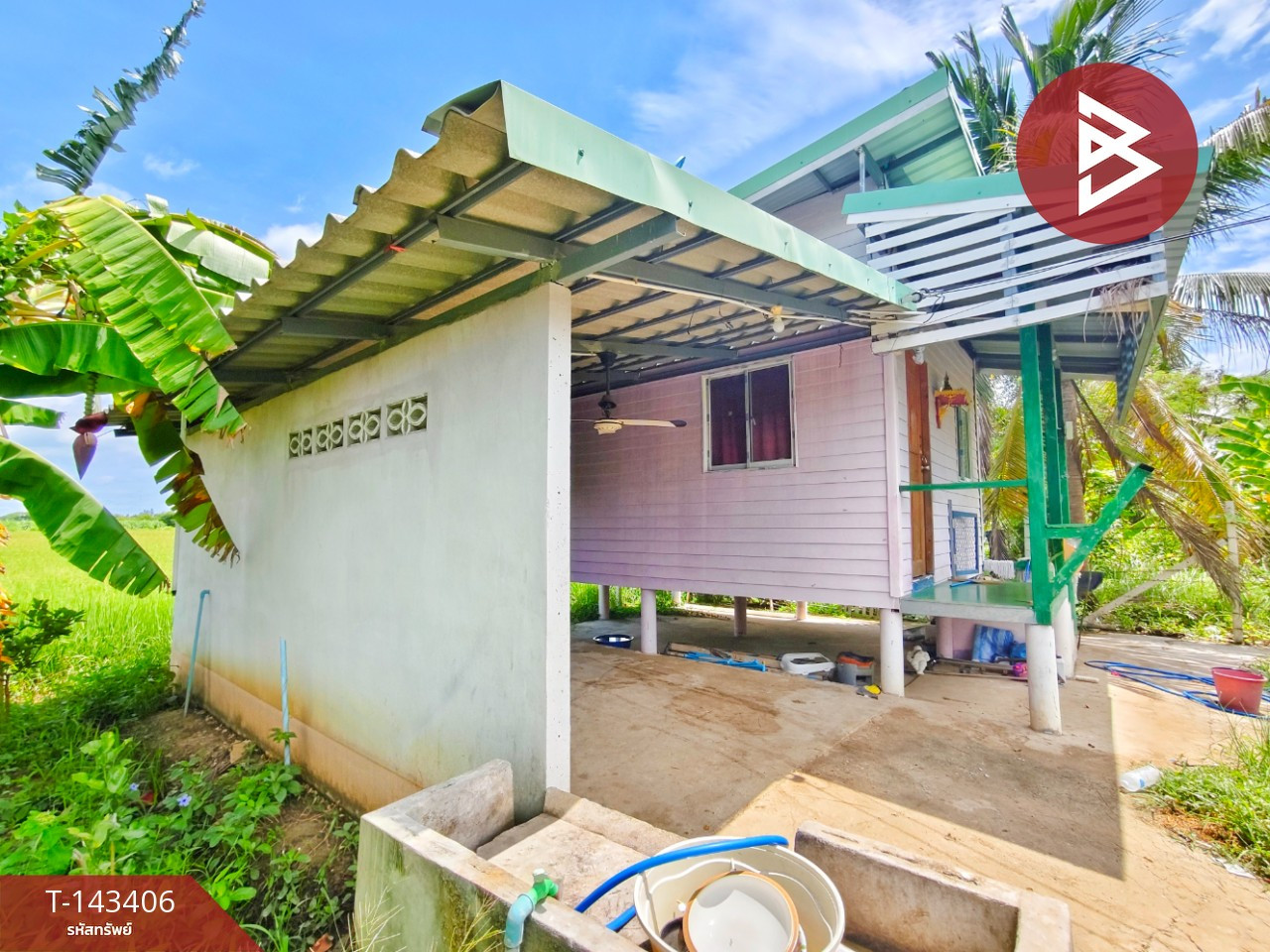 ขายบ้านเดี่ยวพร้อมที่ดิน เนื้อที่ 69.3 ตร.วา บ้านโป่ง ราชบุรี