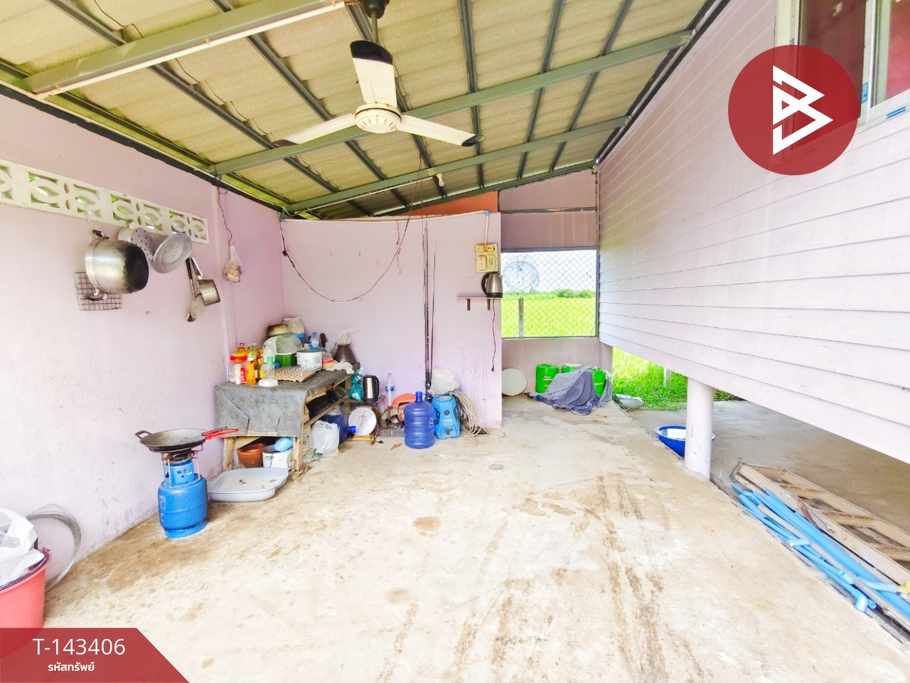 ขายบ้านเดี่ยวพร้อมที่ดิน เนื้อที่ 69.3 ตร.วา บ้านโป่ง ราชบุรี