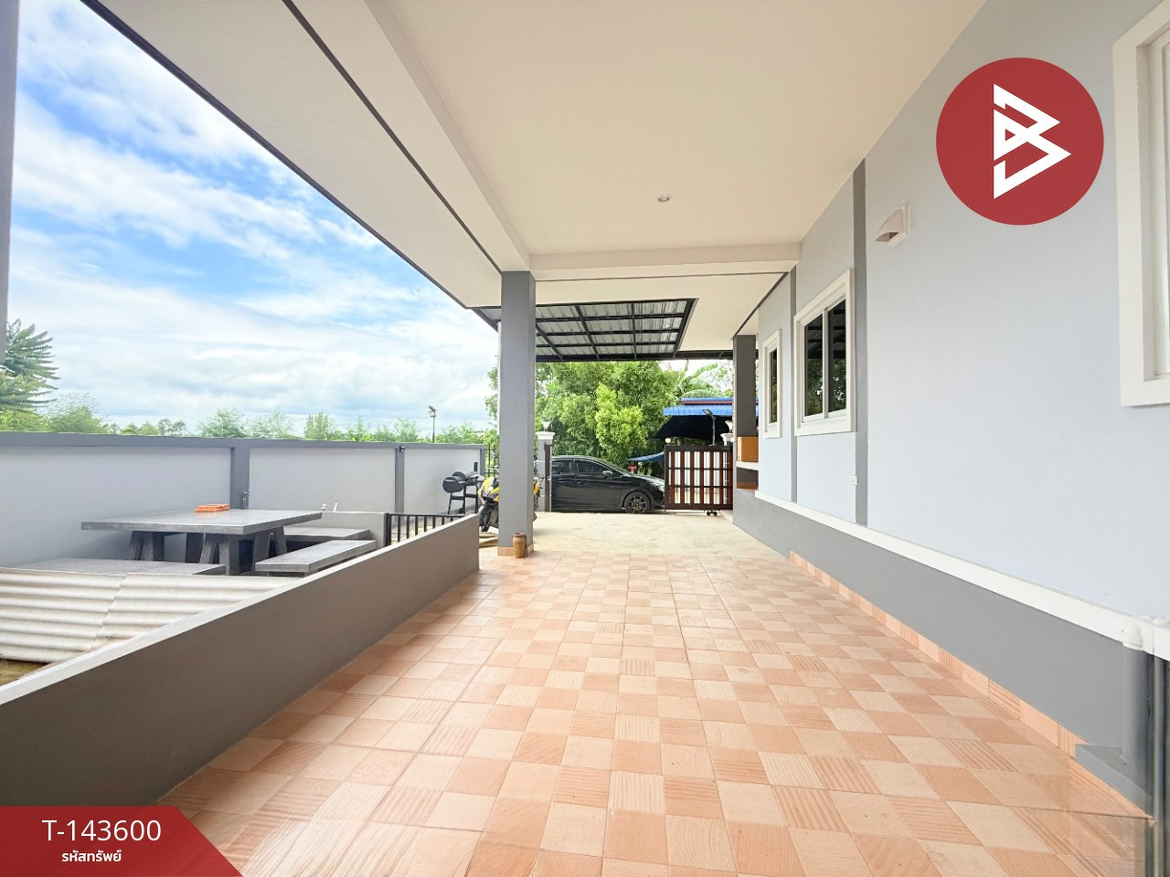 ขายบ้านเดี่ยวชั้นเดียว เนื้อที่ 70.4 ตร.วา โพธาราม ราชบุรี