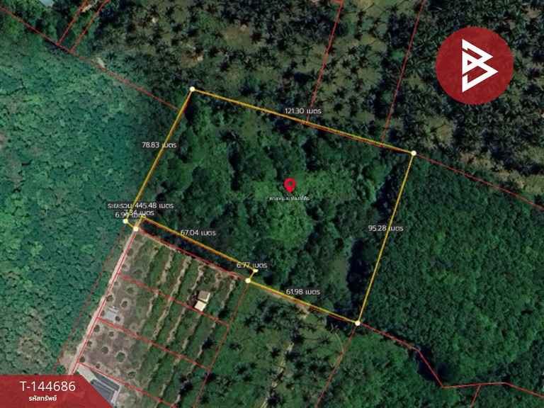 ขายที่ดิน เนื้อที่ 6 ไร่ 2 งาน 51.2 ตร.วา เกาะสมุย สุราษฎร์ธานี