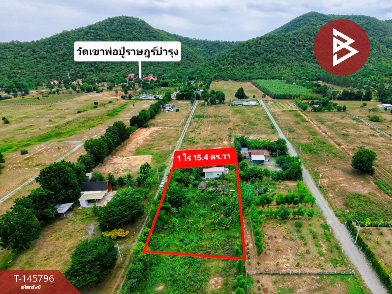 ขายบ้านสวนพร้อมที่ดิน เนื้อที่ 1 ไร่ 15.4 ตารางวา ต.หนองประดู่ อ.เลาขวัญ จ.กาญจนบุรี