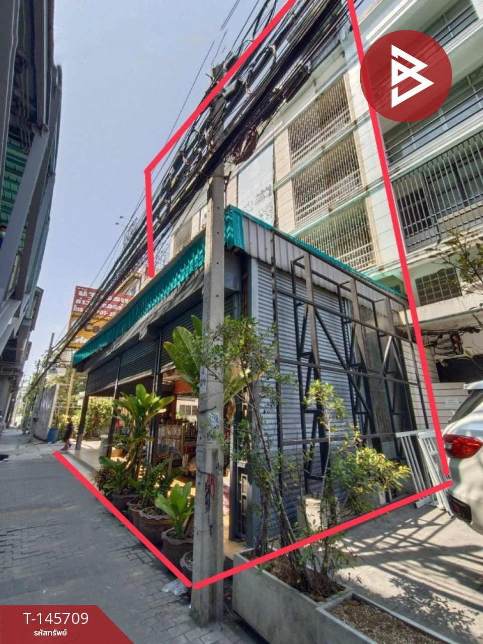 ขายอาคารพาณิชย์ 6 ชั้น เนื้อที่ 98.3 ตร.วา ท้ายบ้าน สมุทรปราการ