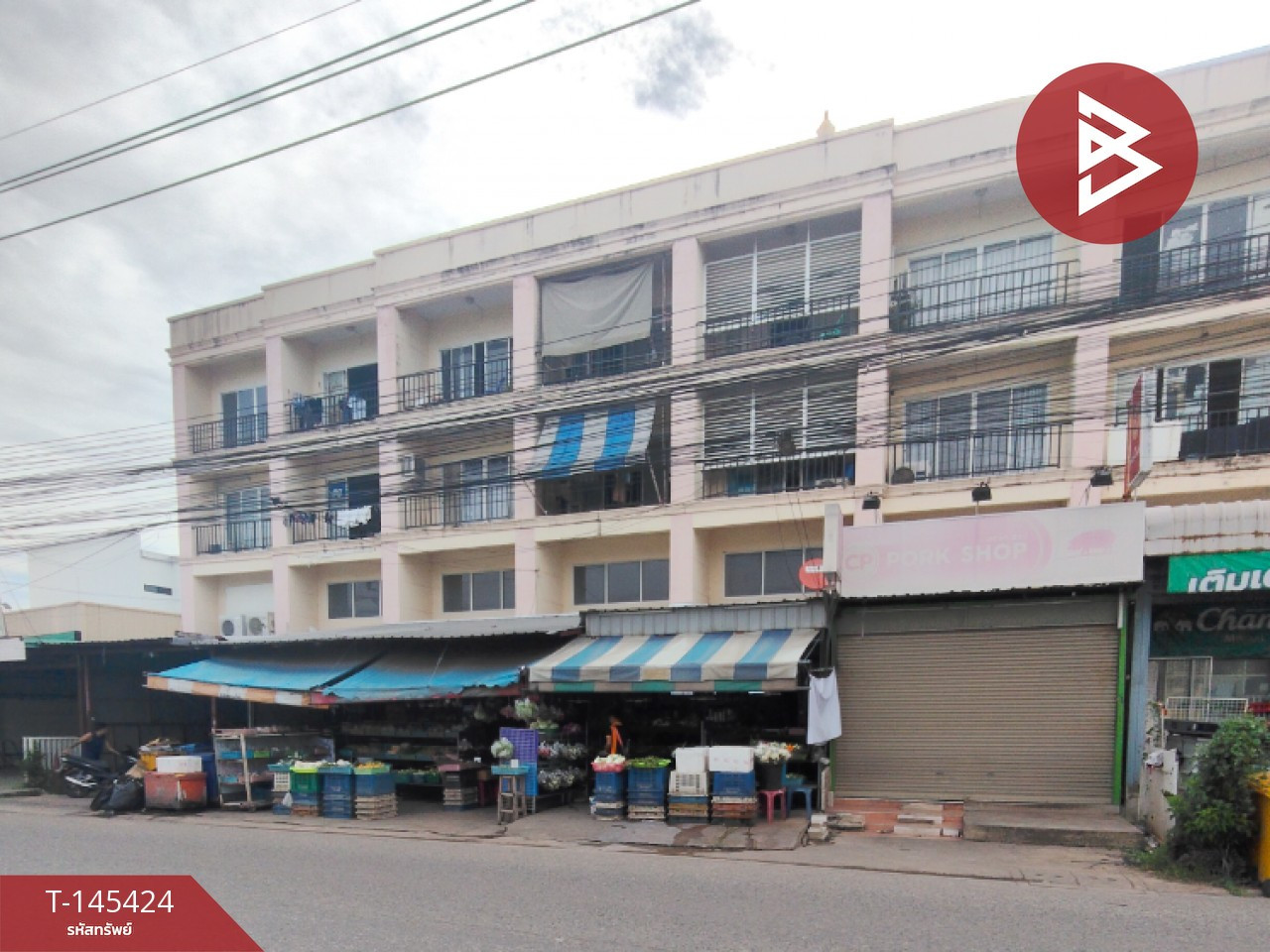 ขายอาคารพาณิชย์ 3 ชั้น เนื้อที่ 30.1 ตร.วา บางเสาธง สมุทรปราการ