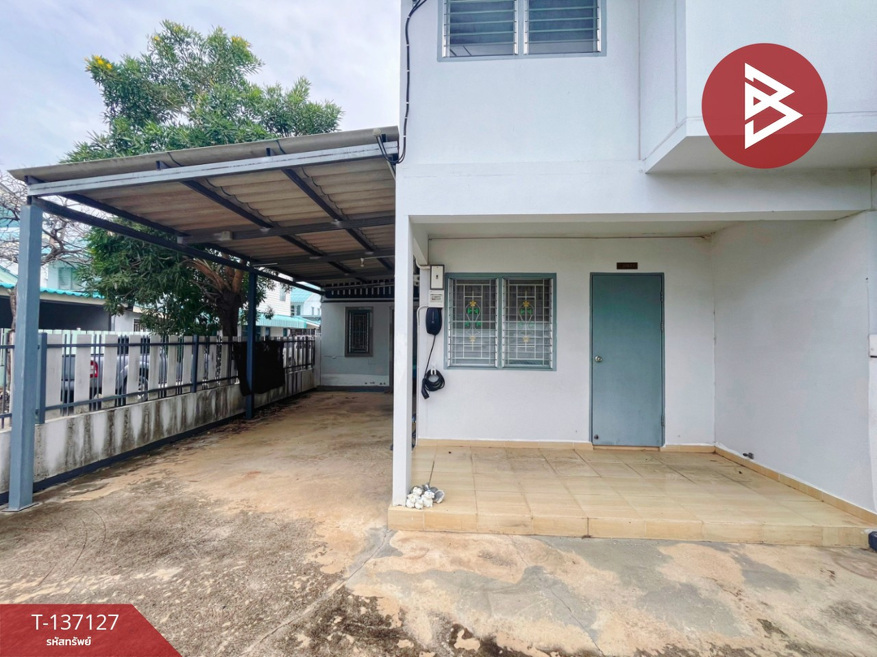 ขายบ้านเดี่ยวหลังมุม หมู่บ้านเอื้ออาทรวังขนาย กาญจนบุรี ต่อเติมพร้อมอยู่