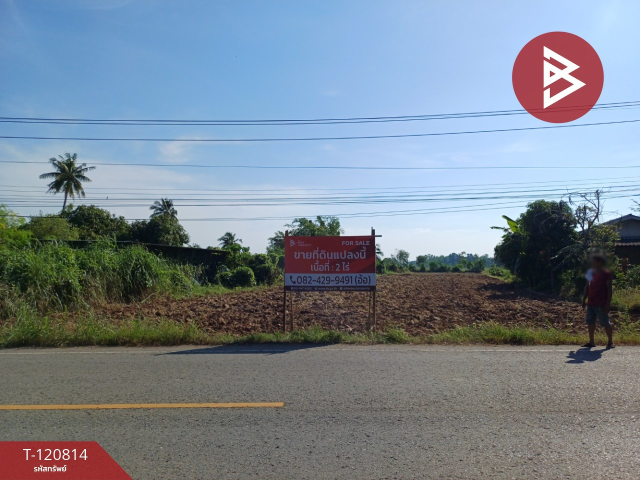 ขายที่ดิน เนื้อที่ 2 ไร่ ตะพานหิน พิจิตร