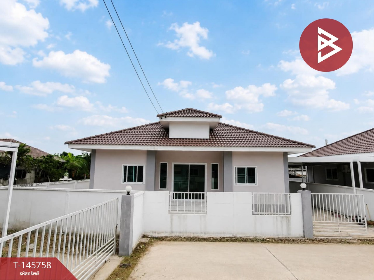 ขายบ้านเดี่ยวชั้นเดียว เนื้อที่ 48.5 ตร.วา โพธาราม ราชบุรี