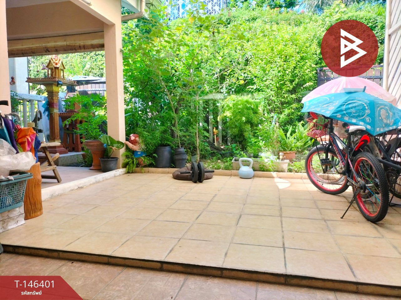 ขายบ้านเดี่ยว หมู่บ้านชวนชื่น การ์เด้นวิลล์ เนื้อที่ 44.4 ตร.วา บางเดื่อ ปทุมธานี