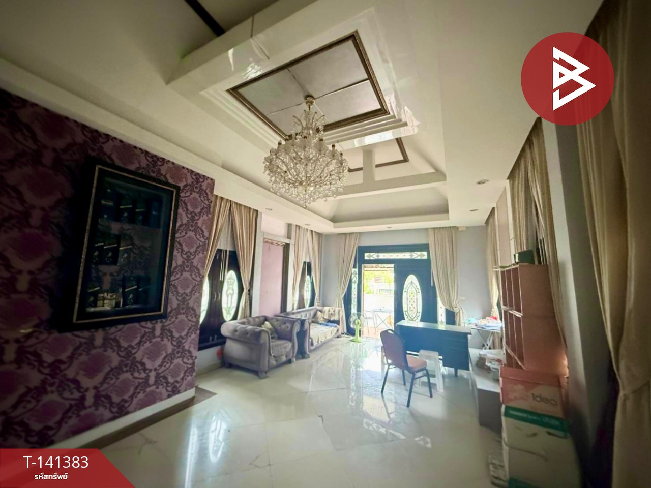 ขายบ้านเดี่ยว โครงการบ้านสวนมีสุข สัตหีบ ชลบุรี