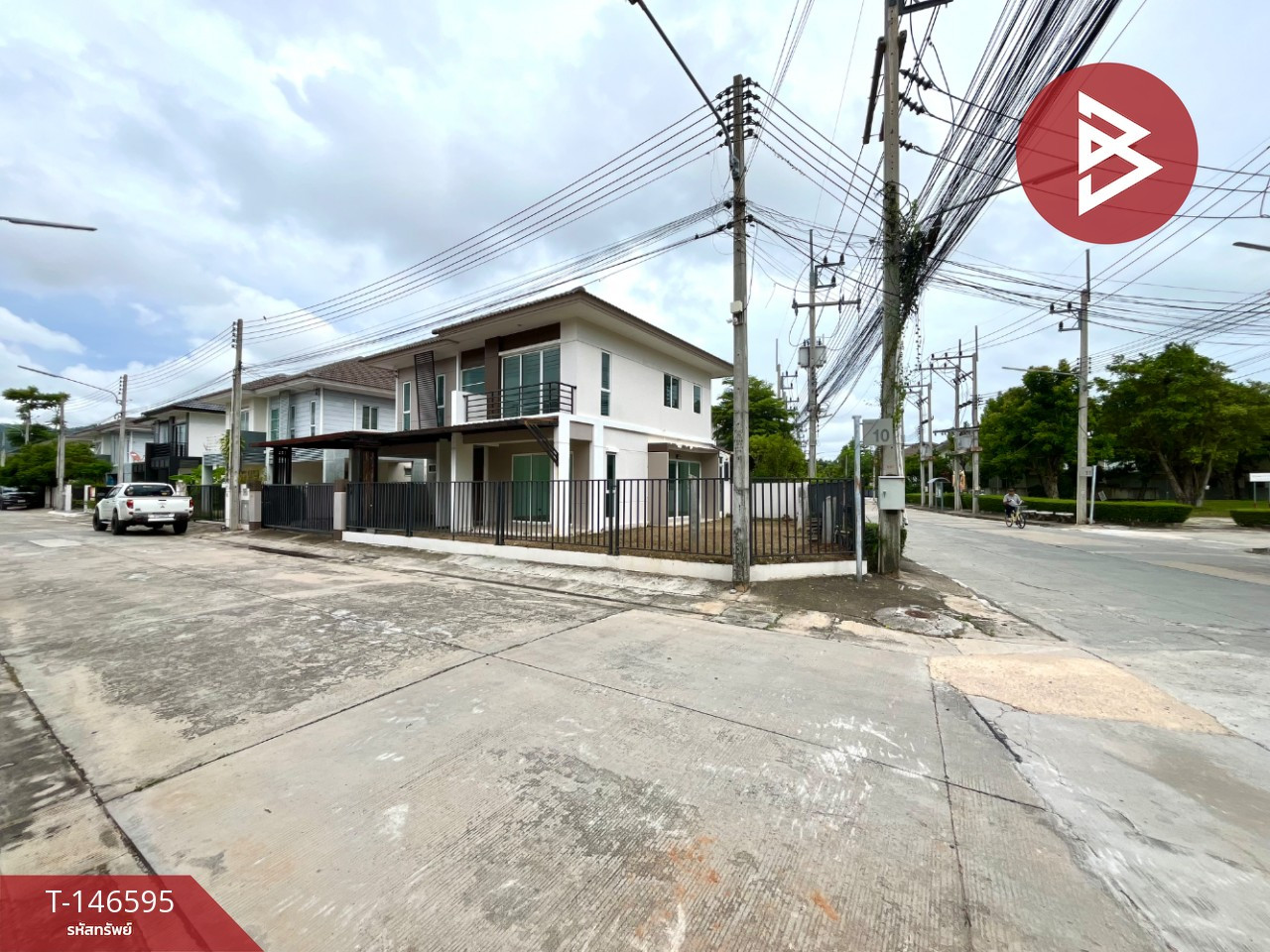 ขายบ้านเดี่ยวหลังมุม หมู่บ้านพฤกษานารา หนองมน-ชลบุรี (Pruksa Nara Nongmon-Chonburi) ติดถนนเส้นหลัก
