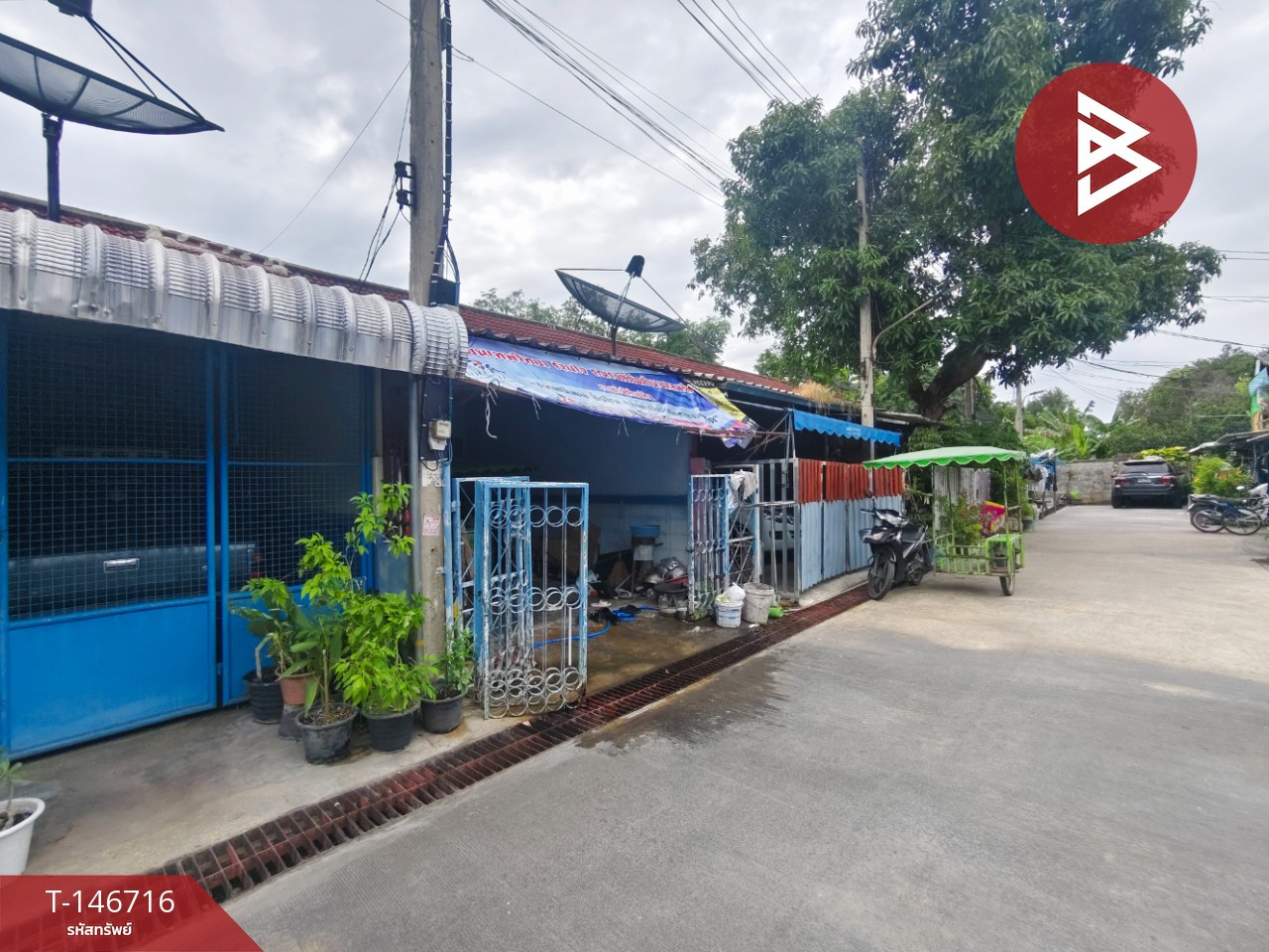 ขายด่วนทาวน์เฮ้าส์ชั้นเดียว เนื้อที่ 20 ตร.วา บ้านโป่ง ราชบุรี ใกล้ตลาดบ้านโป่ง