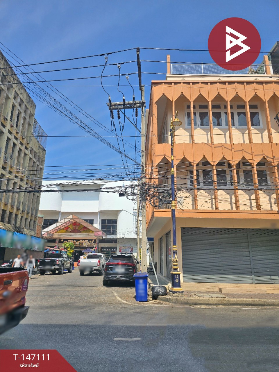 ขายอาคารพาณิชย์ 3 ชั้น เนื้อที่ 18 ตร.วา ท่าราบ เพชรบุรี