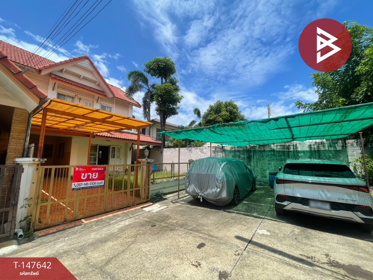 ขายบ้านแฝด หมู่บ้านกานดา บ้านริมคลอง พันท้ายนรสิงห์ สมุทรสาคร
