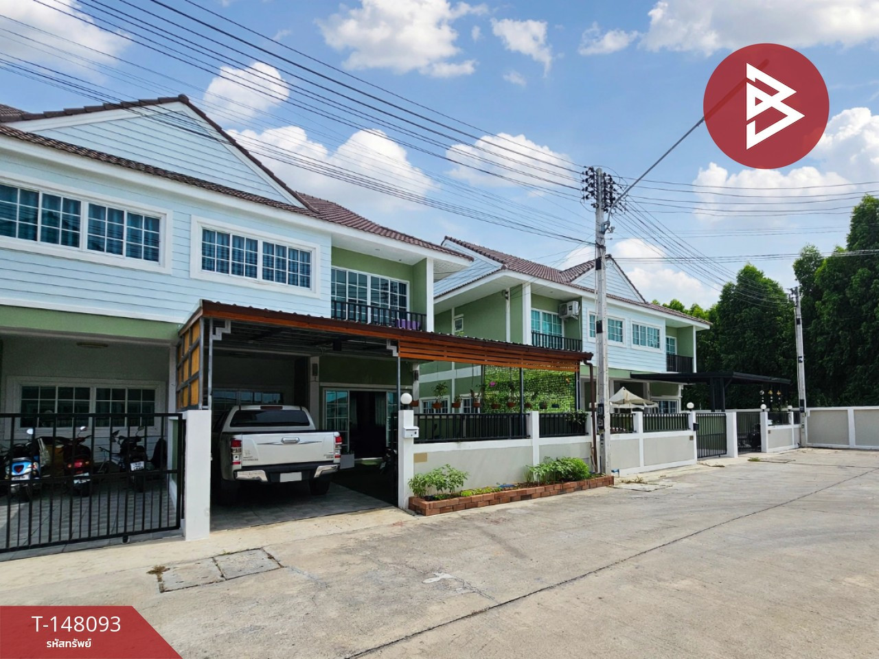 ขายบ้านแฝด หมู่บ้านคันทรี วิลเลจ 9 (Country Village 9) ศรีราชา ชลบุรี