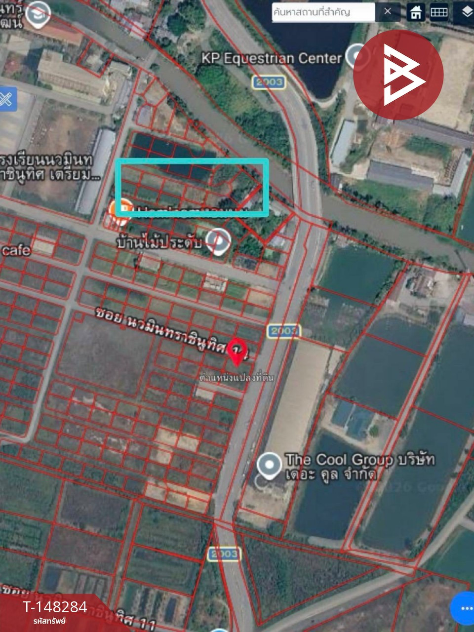 ขายที่ดิน เนื้อที่ 1 ไร่ 3 งาน 47.5 ตร.วา บางบ่อ สมุทรปราการ