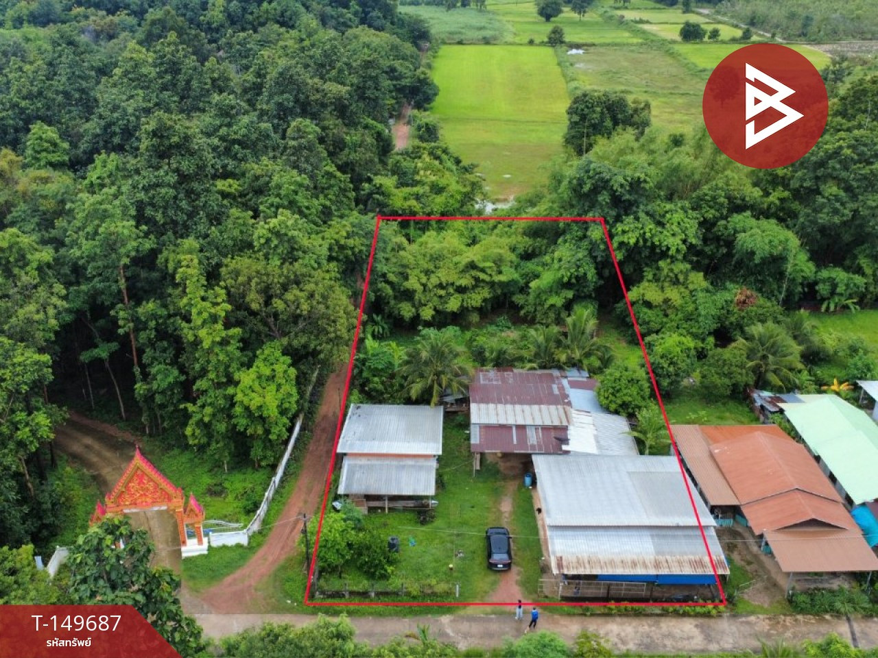 ขายบ้านเดี่ยวพร้อมที่ดิน เนื้อที่ 3 งาน 72 ตร.วา สามชัย กาฬสินธุ์