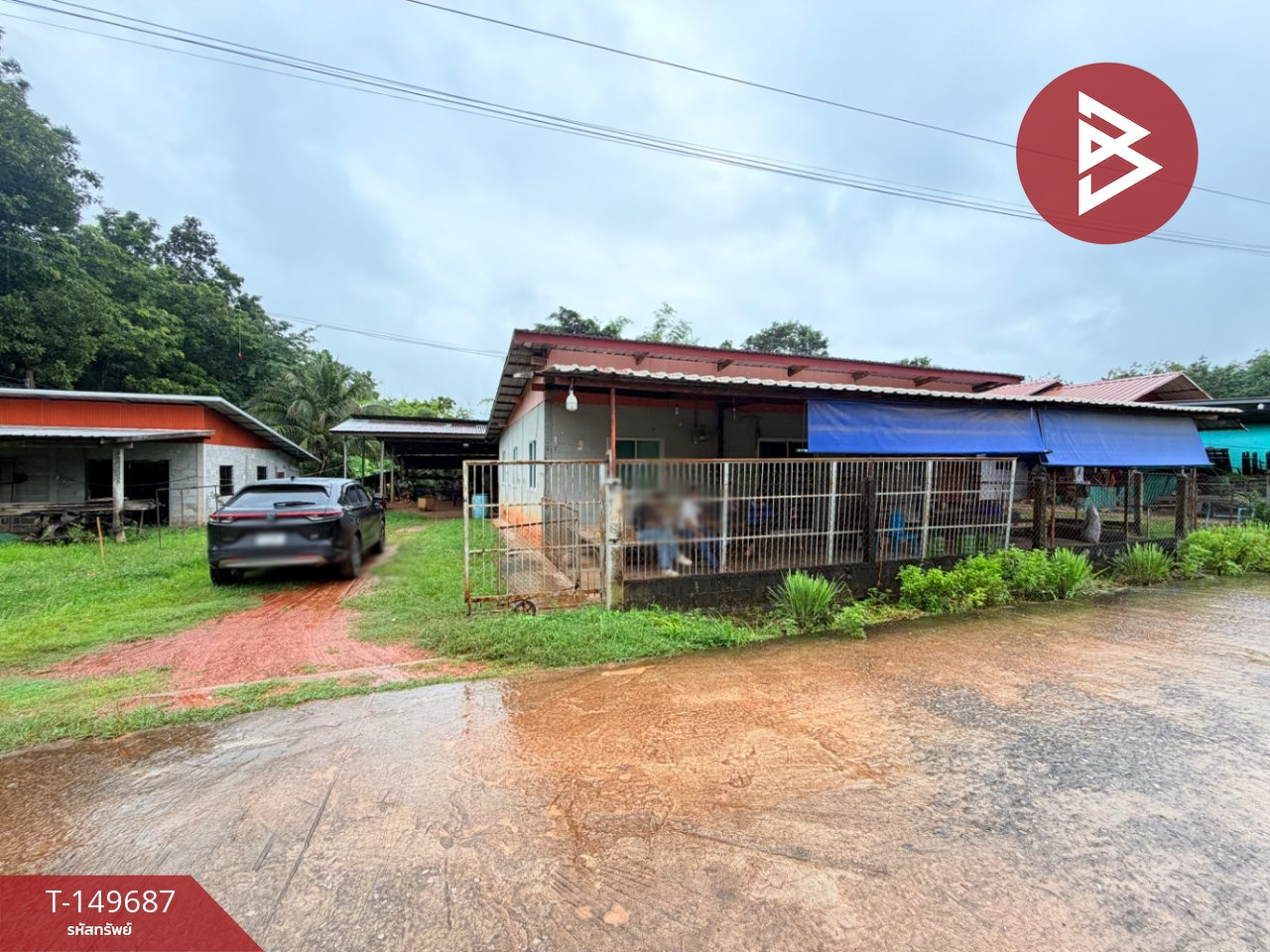 ขายบ้านเดี่ยวพร้อมที่ดิน เนื้อที่ 3 งาน 72 ตร.วา สามชัย กาฬสินธุ์